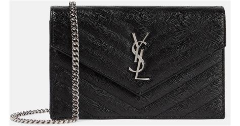 Saint Laurent Geldbeutel Cassandre Portemonnaie YSL Leder.